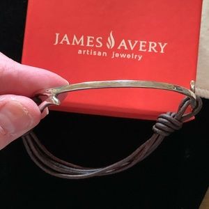 James Avery “As You Wish Leather Charm Bracelet”
